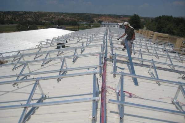 2008-Ηλεκτρολογική εγκατάσταση ΦΒ 100KWp επί στέγης στο Πολύκαστρο-Κιλκίς 