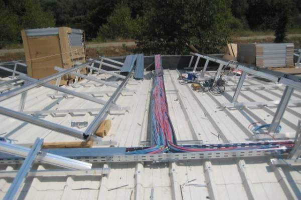 2008-Ηλεκτρολογική εγκατάσταση ΦΒ 100KWp επί στέγης στο Πολύκαστρο-Κιλκίς 