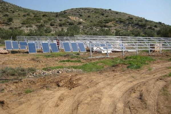 2011-Εγκατάσταση (ΒΑΣΕΙΣ-PANELS-ΗΛΕΚΤΡΙΚΑ) Φωτοβολταϊκoύ Σταθμού 100 KWp στην Ν. Αγχίαλο Βόλου για την "Αlpha Solar"