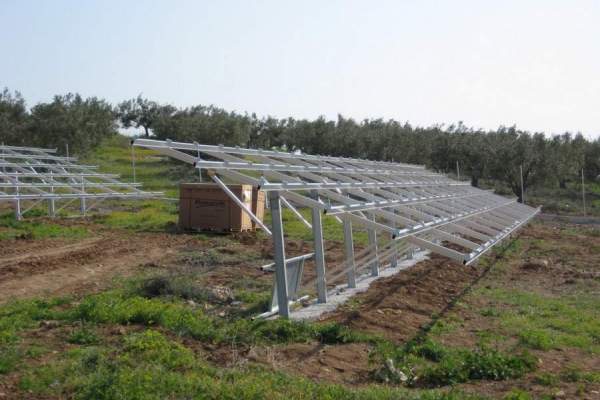 2011-Εγκατάσταση (ΒΑΣΕΙΣ-PANELS-ΗΛΕΚΤΡΙΚΑ) Φωτοβολταϊκoύ Σταθμού 100 KWp στην Ν. Αγχίαλο Βόλου για την "Αlpha Solar"