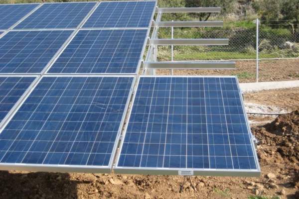 2011-Εγκατάσταση (ΒΑΣΕΙΣ-PANELS-ΗΛΕΚΤΡΙΚΑ) Φωτοβολταϊκoύ Σταθμού 100 KWp στην Ν. Αγχίαλο Βόλου για την "Αlpha Solar"